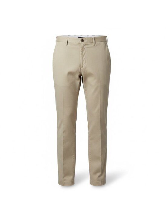 Michael Kors Other - Michael Kors Mens Beige Cotton Blend Flat Front Chino Pants Slim Fit Size 38x32
